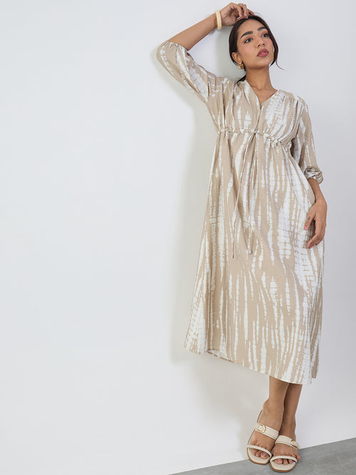 beige-abstract-ruched-detail-midi-dress-ff-7252a