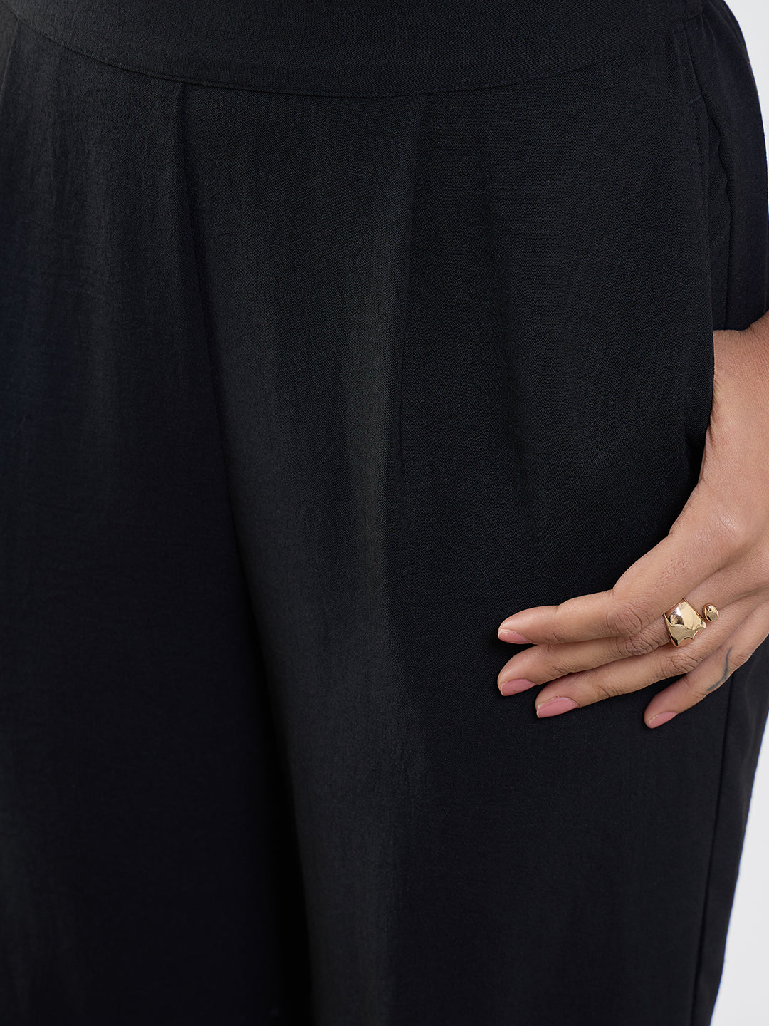 Black And White Colorblock Co-Ord Set