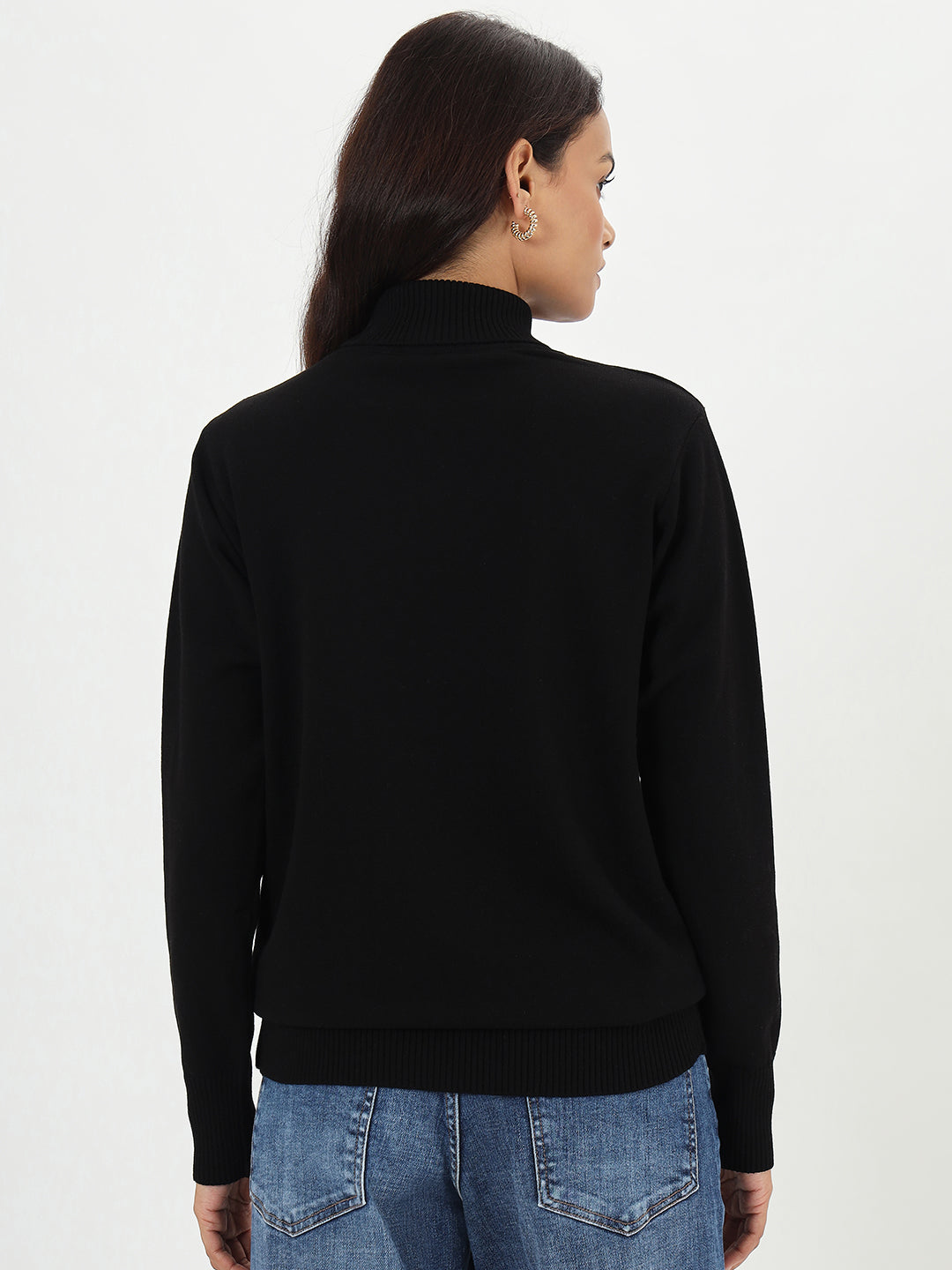 Black Turtle Neck Sweater