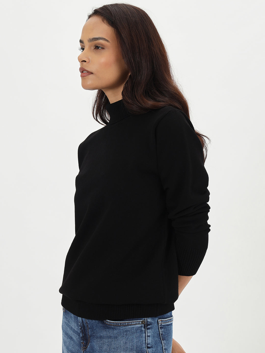 Black Turtle Neck Sweater