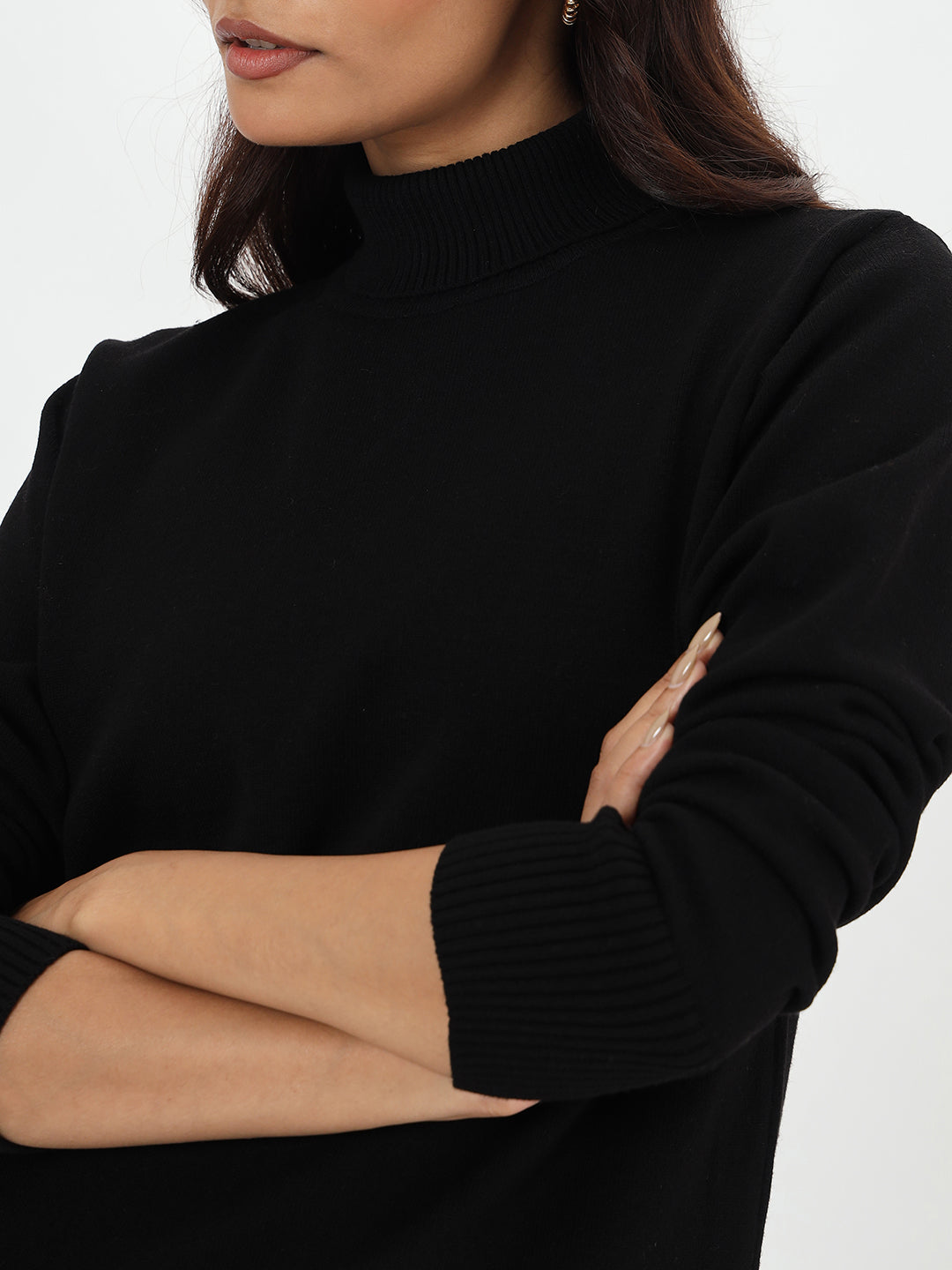 Black Turtle Neck Sweater