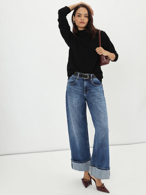 Black Turtle Neck Sweater