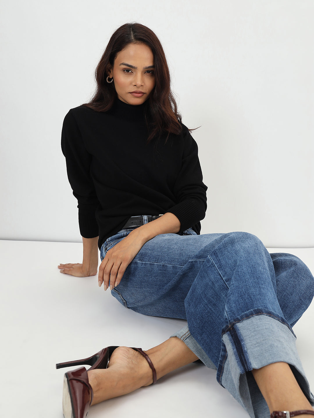 Black Turtle Neck Sweater