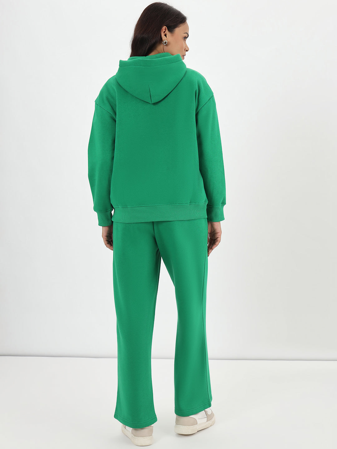 Bright Green Fleece Hoodie