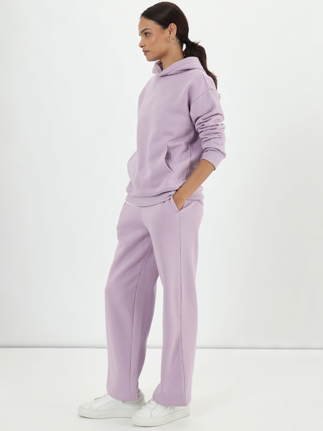 Lilac Fleece Hoodie