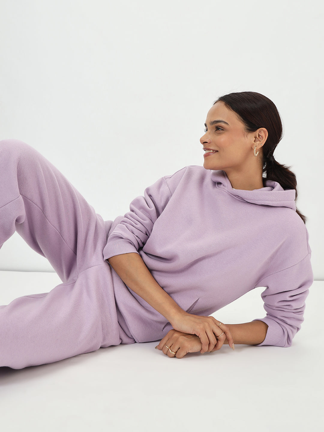 Lilac Fleece Hoodie