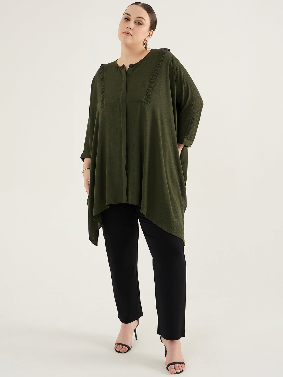 Black Knit Straight Pants