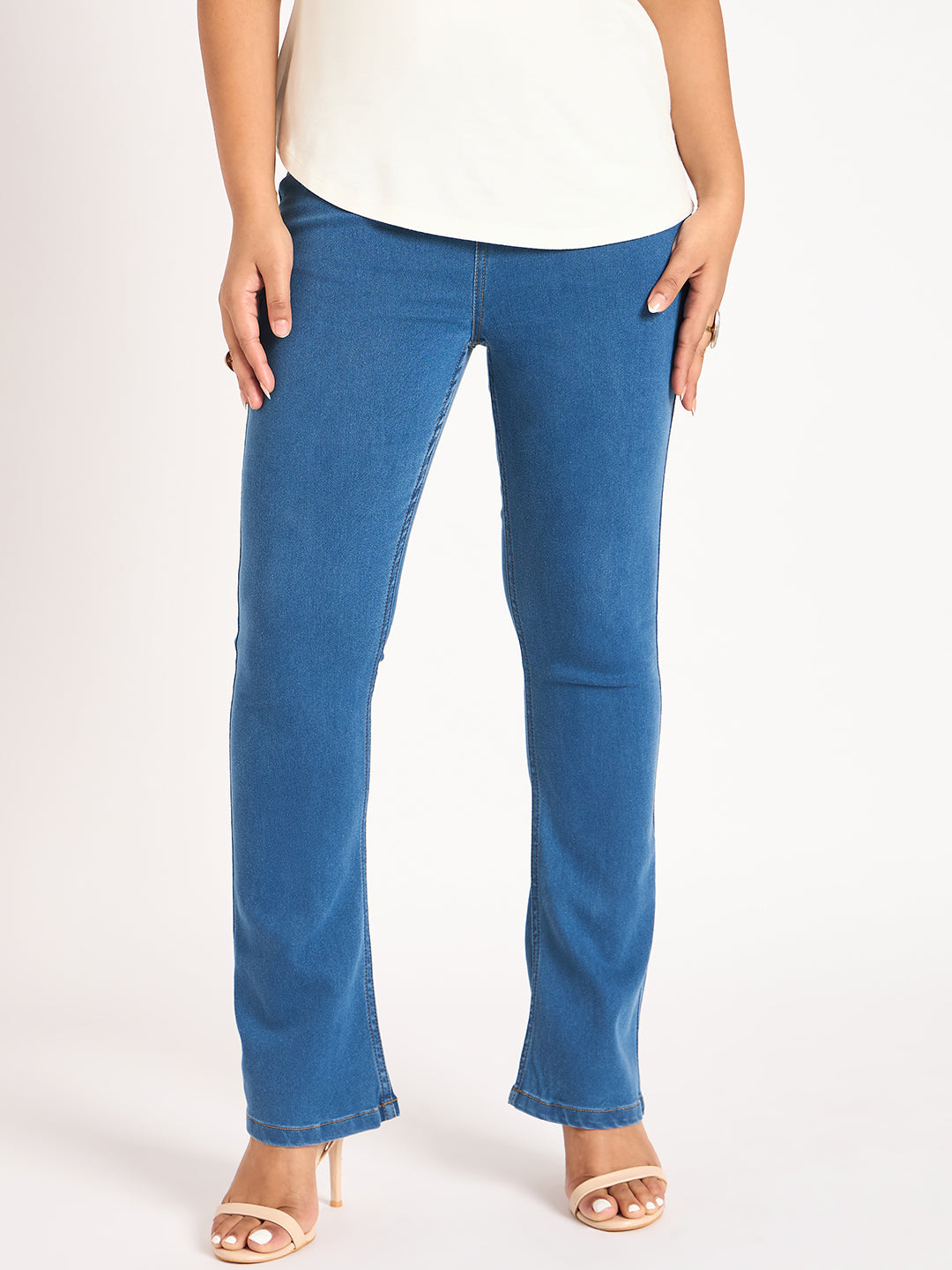 Navy Blue Denim Jeggings