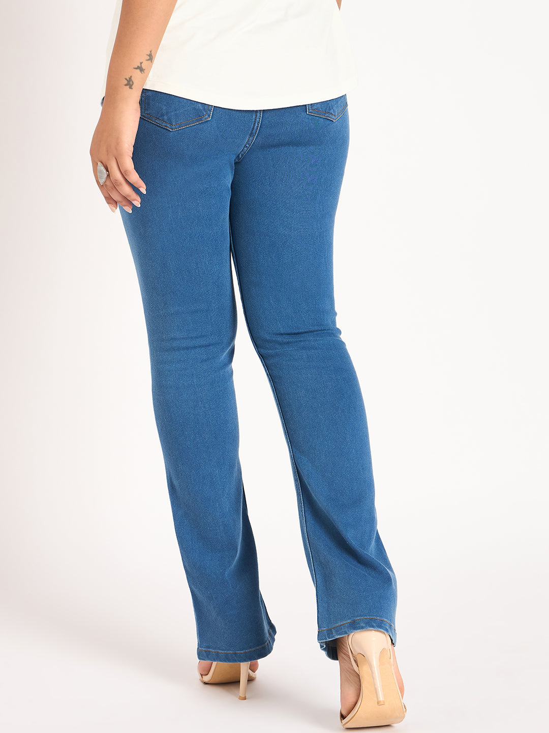 Navy Blue Denim Jeggings