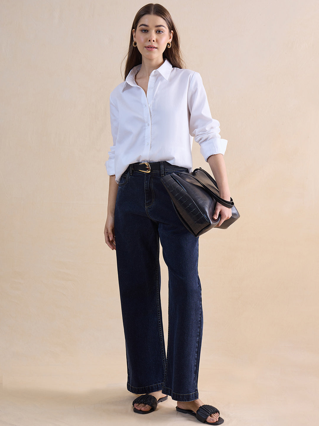 Carbon Blue Overdye Relax Fit Jeans