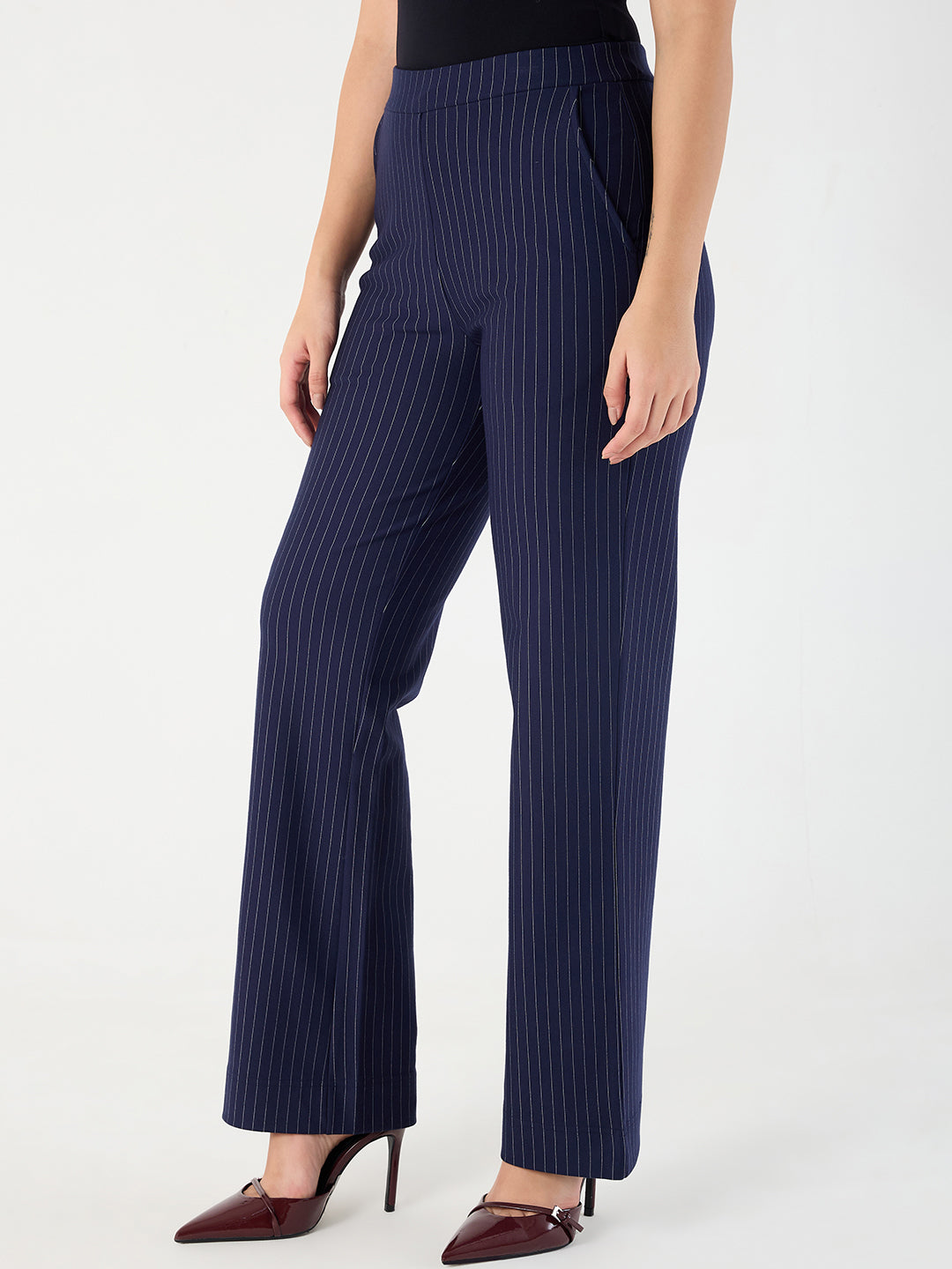 Navy Stripe Pant