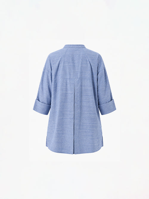 Blue Chambray Oversized Shirt