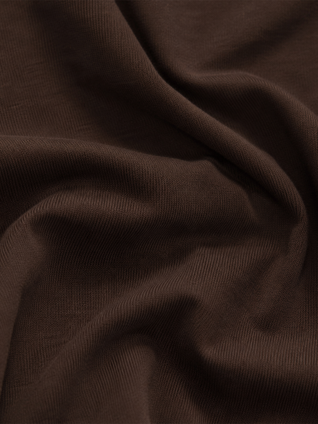 TrueStretch Cotton Mocha Zip-Up Dress