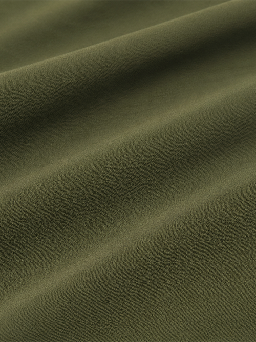 TrueStretch Olive Button Detail Top