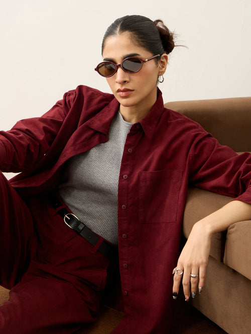 The Cool Girl Corduroy Shirt