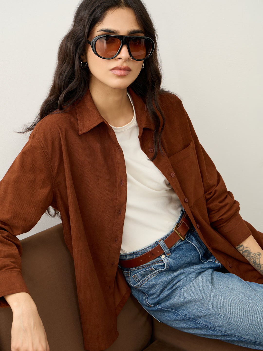 The Cool Girl Corduroy Shirt