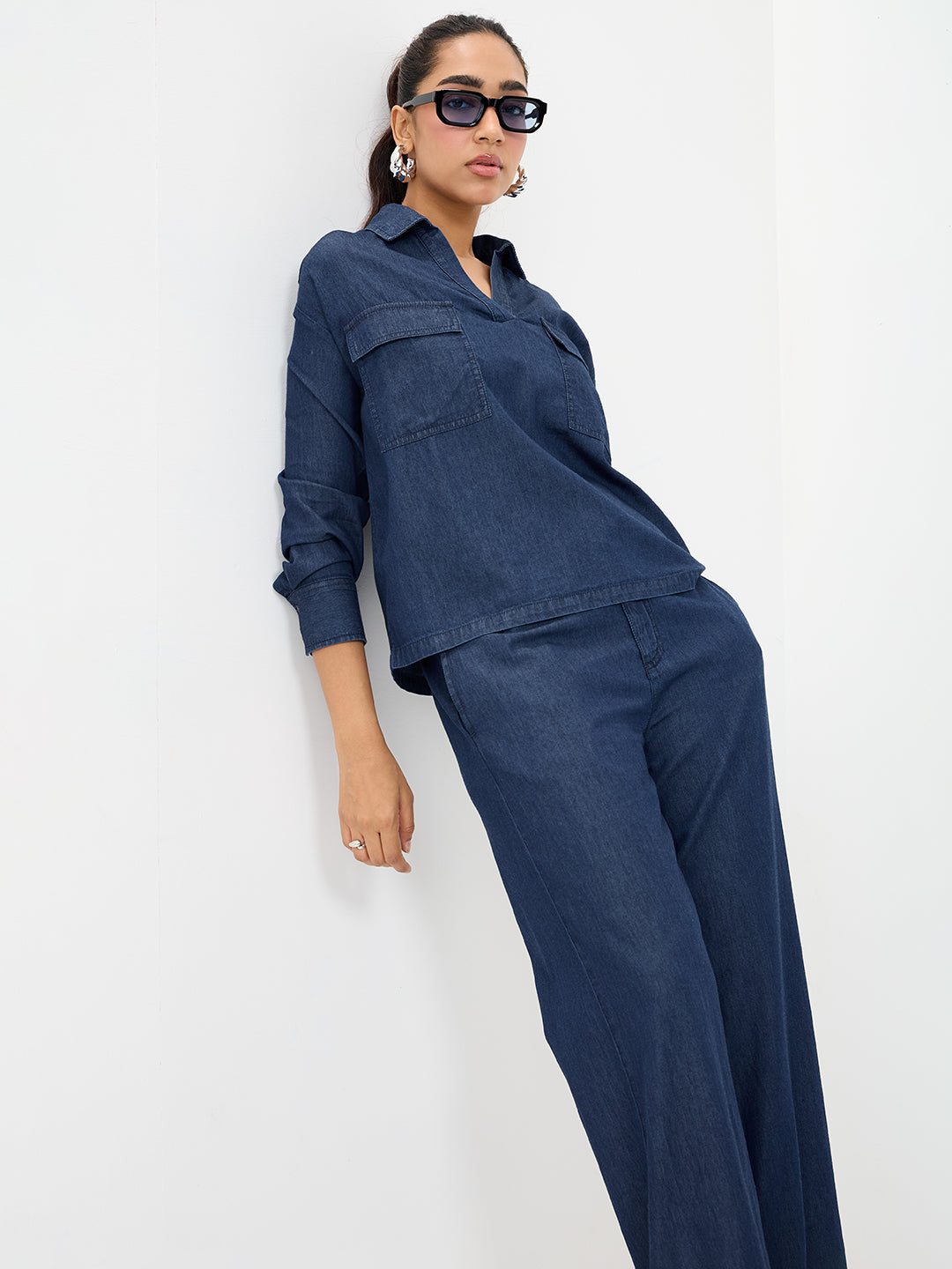 DenimLite Navy Dual Pocket Co-ord