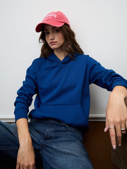 Royal Blue Fleece Hoodie