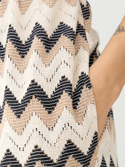 Multi Chevron Crochet Co-Ord Set