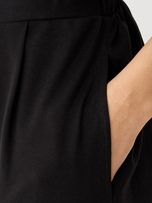 Black With Contrast Stitch Knit Co-Ord