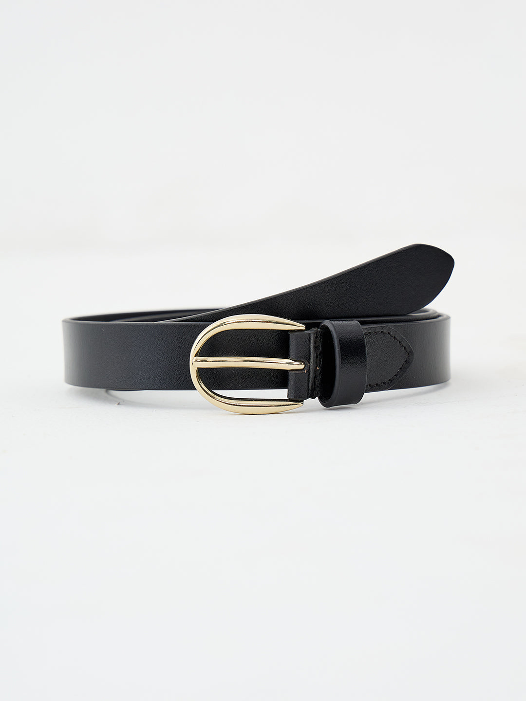 Black Timeless Leather Belt