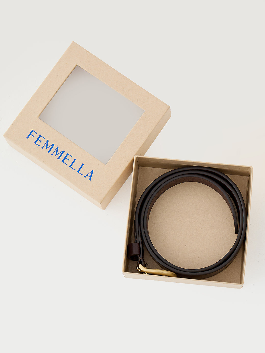 Dark Brown Timeless Leather Belt