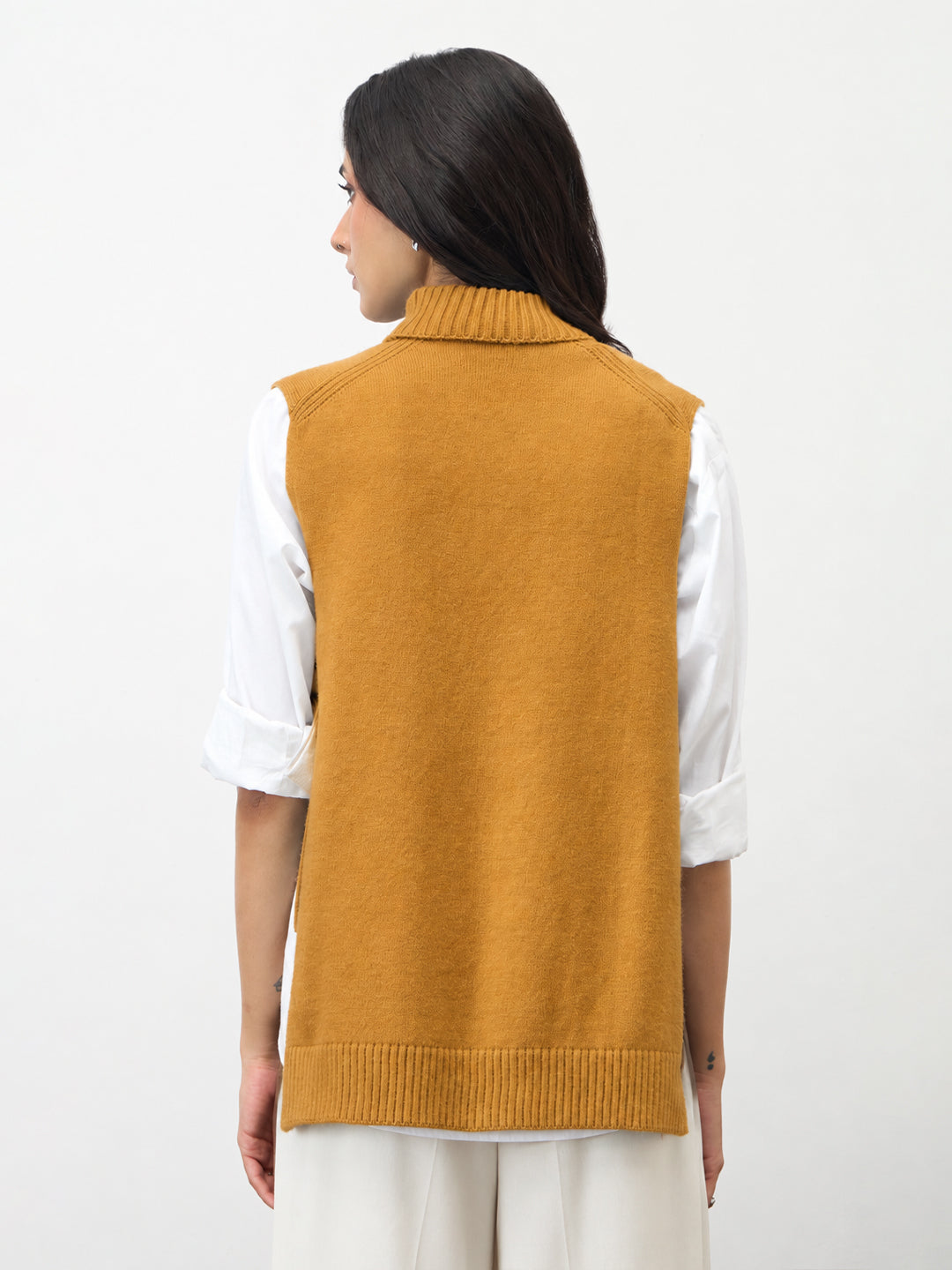 Honey Side Tie-Up Sweater Vest