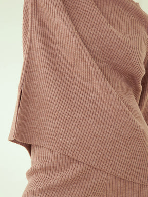 Beige Woollen Co-Ord Set